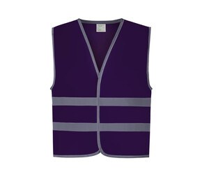 YOKO YK102C - Gilet haute visibilité enfant Purple