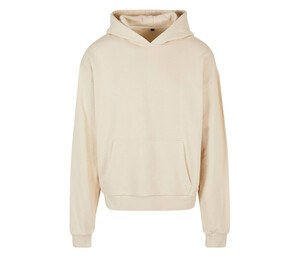 BUILD YOUR BRAND BY162 - Ultra heavy cotton box hoody Sand