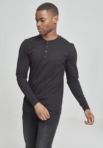 Urban Classics TB276C - Basic Henley L/S T-shirt