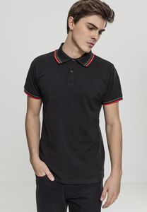 Urban Classics TB2063C - Dubbele Streep Poloshirt